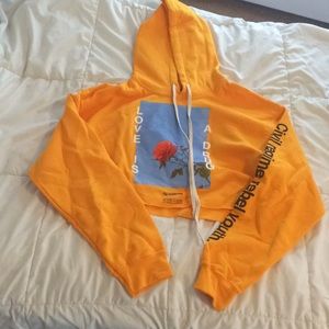 Cropped hoodie